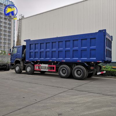 12 Wheels Dump Truck HOWO Tipper Truck with Front Lifting 8500*2500*3400mm Καθίσματα ≤5