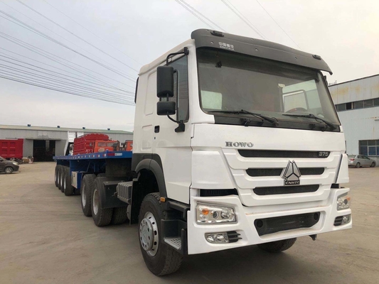 Sinotruk HOWO 371HP 6X4 10 τροχών ημιτερόπλευρο ρυμουλκούμενο κεφαλή φορτίου δεξαμενή κατεβάστρα ρυμουλκούμενο ρυμουλκούμενο τρακτέρ φορτηγό