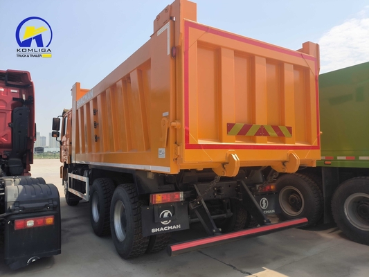 Χρησιμοποιούμενο Shacman 6X4 10 τροχών με σχεδιασμό ακτινοειδούς ελαστικού και πίσω άξονα Hc16