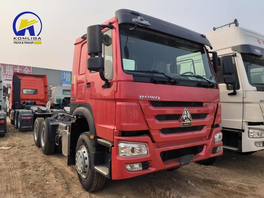 SINOTRUK 10 τροχοφόρο 6X4 φορτηγό Χρησιμοποιούμενο HOWO Τρακτέρ με ελαστικά 12.00r20