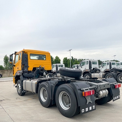 16 τόνων πίσω άξονας Sinotruk HOWO 6X4 Τρακτέρ φορτηγό εμπορευματοκιβώτιο ρυμουλκούμενο Dump Skeleton φορτηγό