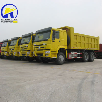 6X4 Στυλ ανύψωσης εμπρός 30 τόνων Sinotruck HOWO Dump Truck με χαμηλή κατανάλωση καυσίμου