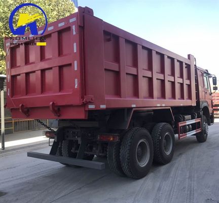 Χρησιμοποιούμενο 6X4 30 τόνων Sinotruck Tipper HOWO 371HP/375HP Dump Truck με ελαστικό στη Ζάμπια