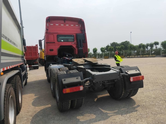 Sinotruk HOWO 6*4 Χρησιμοποιούμενο ρυμουλκούμενο Κεφαλάκι Τρακτέρ Φορτηγό Φορτωτική χωρητικότητα 21-30 τόνων Ενίσχυση 420HP