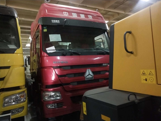 Sinotruk HOWO 6*4 Χρησιμοποιούμενο ρυμουλκούμενο Κεφαλάκι Τρακτέρ Φορτηγό Φορτωτική χωρητικότητα 21-30 τόνων Ενίσχυση 420HP