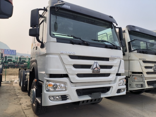 6X4 Sinotruk HOWO βαρύ φορτηγό ελκυστήρα φορτηγό ρυμουλκούμενο κεφαλή με Wd615.47 χωρητικότητα κινητήρα&gt; 8L