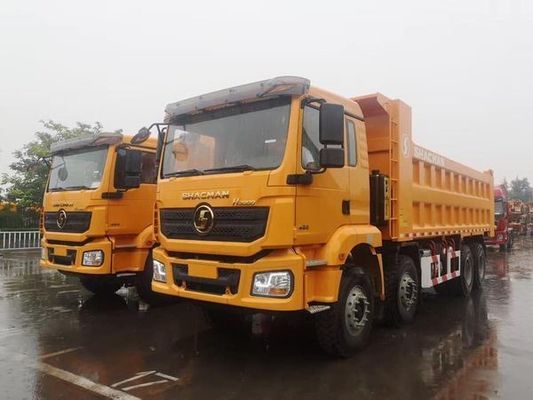 Shacman 8X4 φορτηγό απορριμμάτων βαρύ φορτηγό με Hw19710 κιβώτιο ταχυτήτων και 2 σύνολα πίσω άξονα