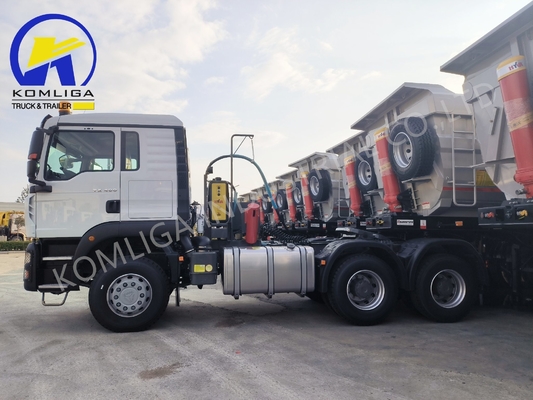 6X4 τροχός οδήγησης Sino Truck HOWO Τρακτέρ Truck 6800*2500*3200mm με ανταγωνιστικό