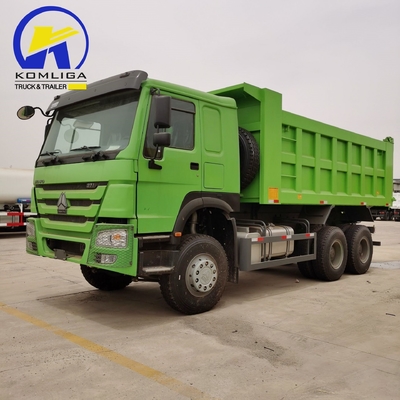 351-450hp Sinotruck HOWO Χρησιμοποιούμενο 6X4 20cbm Hyva Hoist Dump Truck με 2sets πίσω άξονα