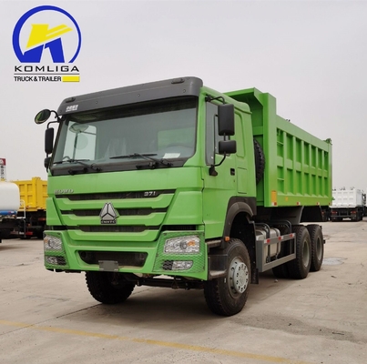351-450hp Sinotruck HOWO Χρησιμοποιούμενο 6X4 20cbm Hyva Hoist Dump Truck με 2sets πίσω άξονα