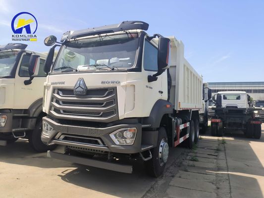 Hw19710 μετάδοση HOWO 6X4 10 τροχούς Tipper Χρησιμοποιημένο φορτηγό σκουπιδιών με 351-450 ίππους