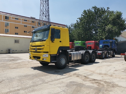 Hf9 εμπρός άξονας Sinotruk HOWO 6X4 ρυμουλκούμενο μεταχειρισμένο ελκυστήρα φορτηγό με 16 τόνους πίσω άξονα