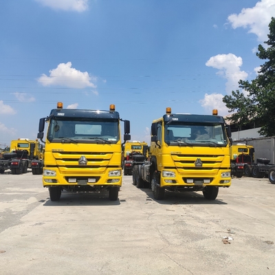 Hf9 εμπρός άξονας Sinotruk HOWO 6X4 ρυμουλκούμενο μεταχειρισμένο ελκυστήρα φορτηγό με 16 τόνους πίσω άξονα