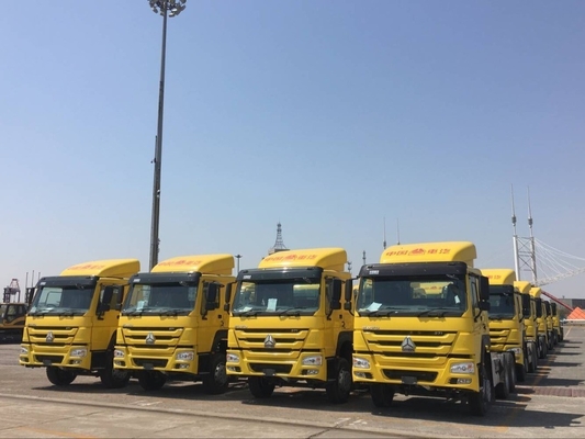 Hf9 εμπρός άξονας Sinotruk HOWO 6X4 ρυμουλκούμενο μεταχειρισμένο ελκυστήρα φορτηγό με 16 τόνους πίσω άξονα