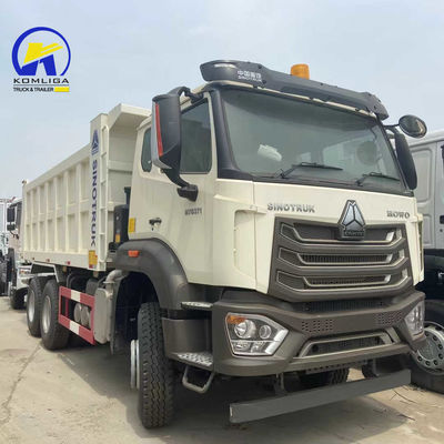 430HP Sinotruck Hohan HOWO 6X4 Dump/Tipper Truck για τη Σαουδική Αραβία το 2023 Κόκκινα καθίσματα ≤5