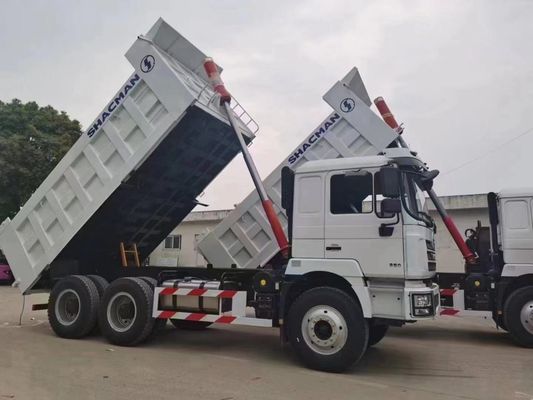 Χρησιμοποιούμενο φορτηγό 10 τροχών 6X4 Shacman Tipper με μία καμπίνα υπνοδωμάτιο και κλιματισμό πιστοποιημένο από το DOT