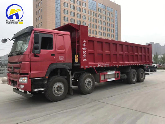 / Χρησιμοποιούμενο 8X4 12 τροχών Sinotruk HOWO Τρακ Τίπερ DOT Πιστοποιημένο και εξατομικευμένο αίτημα