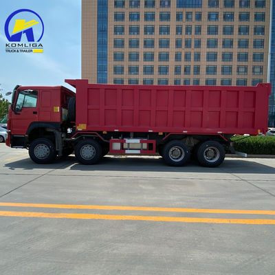 / Χρησιμοποιούμενο 8X4 12 τροχών Sinotruk HOWO Τρακ Τίπερ DOT Πιστοποιημένο και εξατομικευμένο αίτημα