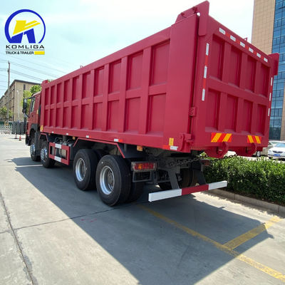 / Χρησιμοποιούμενο 8X4 12 τροχών Sinotruk HOWO Τρακ Τίπερ DOT Πιστοποιημένο και εξατομικευμένο αίτημα