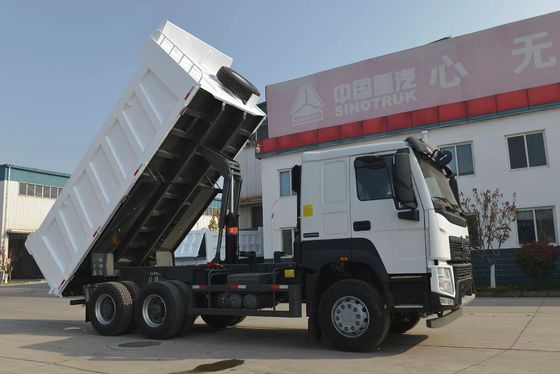 Πίσω άξονας 2sets HOWO 6X4 10 τροχών φορτηγό τύππερ με μπροστινό ανύψωση και ένα καμπίνα υπνοδωμάτιο