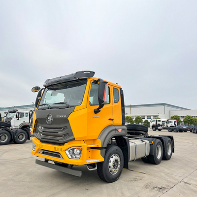400HP HOWO T7 400HP Tractor Head Χρησιμοποιούμενο φορτηγό ελκυστήρα Ιδανικό για μεταφορά εμπορευμάτων μεγάλων αποστάσεων