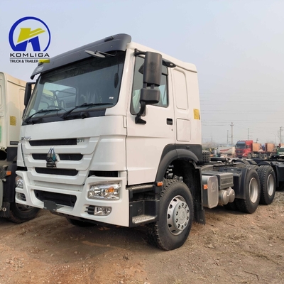 Σινοτρούκ HOWO 371HP 6X4 Prime Mover Χρησιμοποιούμενο φορτηγό τρακτέρ με πρότυπο εκπομπών Euro 2