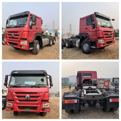 Sinotruk HOWO T7 Hohan 6X4 10wheel 371HP 380HP 400HP και μεταχειρισμένο φορτηγό έλκυσης ρυμουλκούμενου