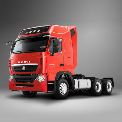 Sinotruk HOWO T7 6X4 400HP Prime Mover Χρησιμοποιούμενο τρακτέρ φορτηγό κεφάλι προσαρμοσμένο στην αγορά σας