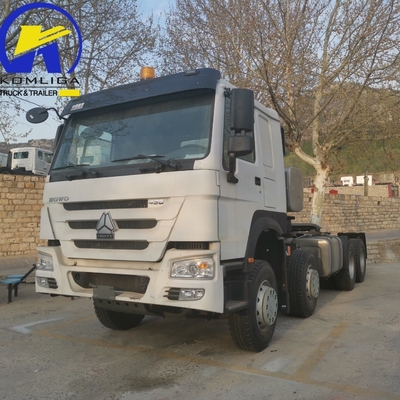 Sinotruk HOWO 8X4 12 τροχών 380HP 400HP 430HP βαρύ φορτηγό τρακτέρ με ακτινοβολία ελαστικά