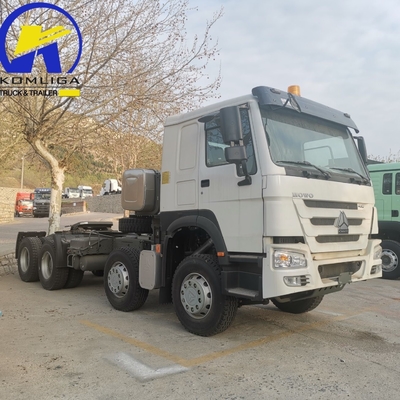 Sinotruk HOWO 8X4 12 τροχών 380HP 400HP 430HP βαρύ φορτηγό τρακτέρ με ακτινοβολία ελαστικά