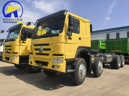 Sinotruk HOWO T7 8X4 400HP βαρύ φορτίο ρυμουλκούμενο ελκυστήρα φορτηγό με 5600X2300X1500 κουβά
