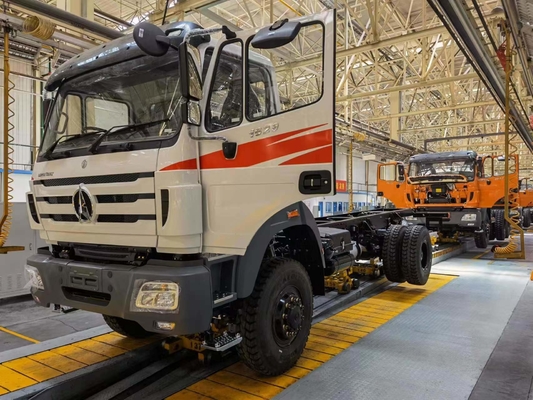 Beiben Benz 4X2 6X4 Prime Mover Tractor Head Truck με σχεδιασμό ακτινοβολικού ελαστικού