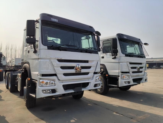 Πιστοποιημένο από το DOT HW76 Cab 6X4 10τροχούς HOWO ελκυστήρας για βαριές εφαρμογές