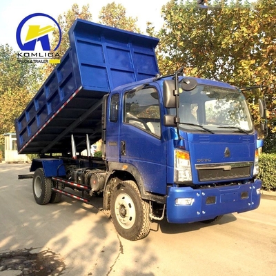 Προσαρμοσμένο αίτημα HOWO Light Mini Dumper Truck μέσα στο Dongfeng