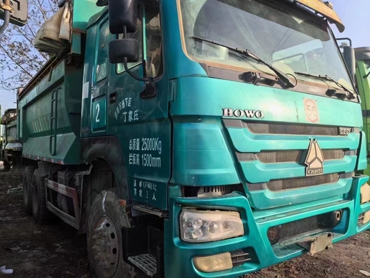 Χρησιμοποιούμενο Euro5 HOWO 6X4 Original Tipper Dump Truck με χωρητικότητα κινητήρα ντίζελ &gt; 8L Euro5
