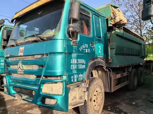 Χρησιμοποιούμενο Euro5 HOWO 6X4 Original Tipper Dump Truck με χωρητικότητα κινητήρα ντίζελ &gt; 8L Euro5