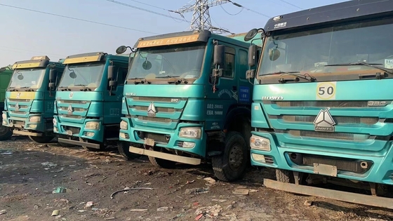 Χρησιμοποιούμενο Euro5 HOWO 6X4 Original Tipper Dump Truck με χωρητικότητα κινητήρα ντίζελ &gt; 8L Euro5