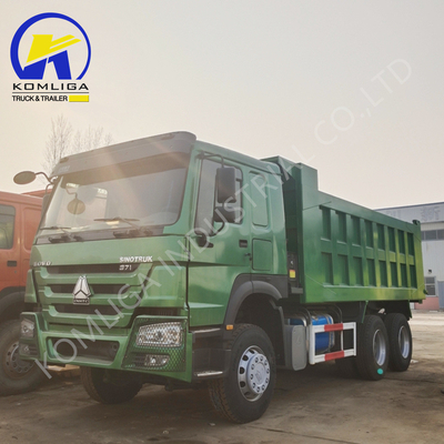 2020 Έτος 371HP 6X4 Χρησιμοποιούμενο φορτηγό HOWO Dump για την Ζάμπια Αγορά Οδήγηση LHD/Rhd