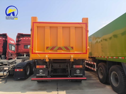 2020 Έτος 380HP 6X4 Χρησιμοποιούμενο Καλό Shacman Tipper Dumper Truck με Μπροϊνό Στυλ Ανύψωσης