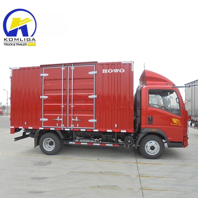 Sinotruk HOWO Hohan Cdw 4X2 Mini Van Box Cargo 3 τόνων φορτηγό για 150 ίππους