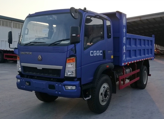 3/5/7/8 τόνων 6 τροχών Sinotruk HOWO 4X2 Μίνι ντάμπερ φορτηγό με χειροκίνητο κιβώτιο