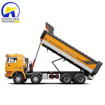 Φορτηγό μοντέλο Zz3257n3847A 8X4 12τροχούς φορτηγό σκουπιδοφόρο φορτηγά φορτηγά ιπποδύναμη 351-450hp