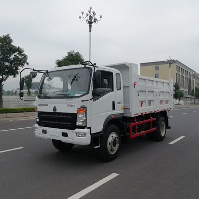 Sinotruk HOWO Homan 4X2 4X4 Μικρό φορτηγό απορριμμάτων 3,5 τόνων με χωρητικότητα δεξαμενόπλοιου καυσίμου 120L