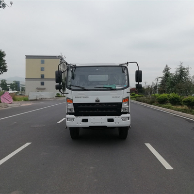 Sinotruk HOWO 4X4 φορτηγό απορριμμάτων 3 τόνων 2 τόνων 5 τόνων με πίσω άξονα 4,2 τόνων και απόδοση