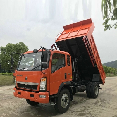Χρησιμοποιημένο Sinotruk HOWO 4X2 6wheels Mini Light Dump Tipper Truck με χειροκίνητο κιβώτιο ταχυτήτων