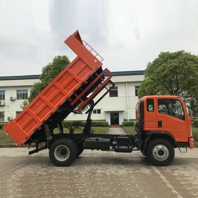 Χρησιμοποιημένο Sinotruk HOWO 4X2 6wheels Mini Light Dump Tipper Truck με χειροκίνητο κιβώτιο ταχυτήτων
