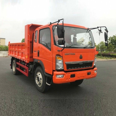 Χρησιμοποιημένο Sinotruk HOWO 4X2 6wheels Mini Light Dump Tipper Truck με χειροκίνητο κιβώτιο ταχυτήτων