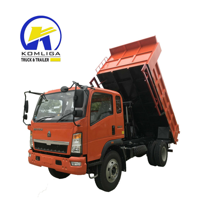 Sinotruk HOWO Ελαφρύ υδραυλικό 4X2 4ton 5ton Μικρό μίνι φορτηγό βυθό με LHD/RHD