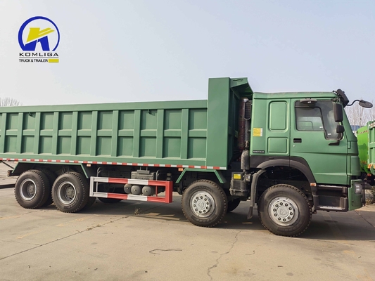 8X4 12 τροχούς 60ton Sinotruck Tipper Dumper 371HP HOWO Dump Truck για την κατασκευή