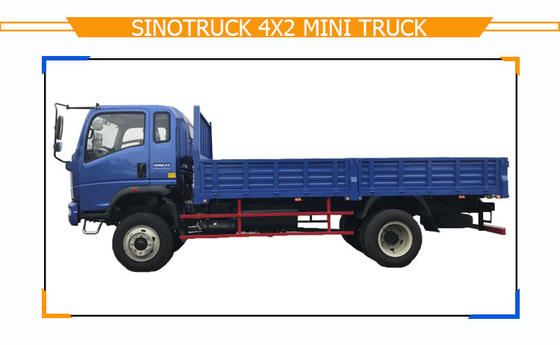 Sinotruk HOWO Homan 4X2 4X4 φορτηγό απορριμμάτων με μπροστινό άξονα 2,4 τόνων και πίσω άξονα 4,2 τόνων